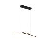 Ginko Suspension Luminaires Reality LED Noir, 1 lumière