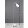 Bidar Lampadaire Luminaires Reality Blanc, 1 lumière