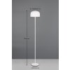 Jeff Lampadaire Luminaires Reality LED Blanc, 1 lumière