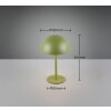 Munoz Lampe à poser Luminaires Reality LED Vert, 1 lumière