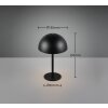 Lampe Champignon  Munoz Lampe à poser Luminaires Reality LED Noir, 1 lumière