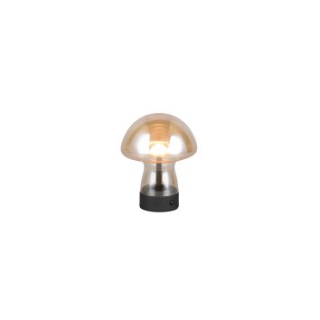 Dooley Lampe à poser Luminaires Reality LED Brun, Or, 1 lumière