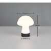 Dooley Lampe à poser Luminaires Reality LED Blanc, 1 lumière