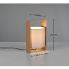 Pail Lampe à poser Luminaires Reality Brun, 1 lumière