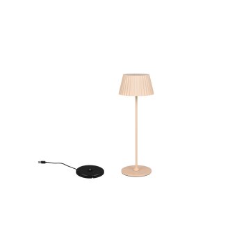 Suarez Lampe à poser Luminaires Reality LED Beige, 1 lumière