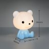 Cutie Lampe à poser Luminaires Reality LED Bleu, 1 lumière, Changeur de couleurs