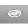 Wheeler Plafonnier Luminaires Reality LED Blanc, 1 lumière