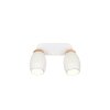 Bidar Spot de plafond Luminaires Reality Blanc, 2 lumières