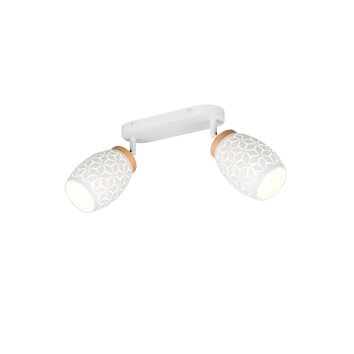 Bidar Spot de plafond Luminaires Reality Blanc, 2 lumières
