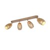 Bidar Spot de plafond Luminaires Reality Brun, 4 lumières