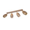 Bidar Spot de plafond Luminaires Reality Brun, 4 lumières