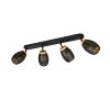 Bidar Spot de plafond Luminaires Reality Noir doré, 4 lumières