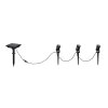 OBIDOS Spot de jardin Luminaires Reality LED Noir, 3 lumières