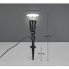 CACERES Spot de jardin Luminaires Reality LED Noir, 1 lumière