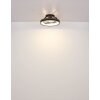 Deanne Ventilateur de plafond lumineux Luminaires Globo Lighting LED Noir, 1 lumière, Télécommandes, Changeur de couleurs