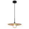 Riga Suspension Luminaires Globo Lighting Noir, 1 lumière