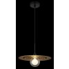 Riga Suspension Luminaires Globo Lighting Noir, 1 lumière