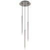 Ryan Suspension Luminaires Globo Lighting Nickel mat, 3 lumières