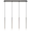 Ryan Suspension Luminaires Globo Lighting Nickel mat, 4 lumières