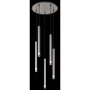 Ryan Suspension Luminaires Globo Lighting Nickel mat, 5 lumières