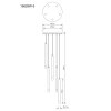 Ryan Suspension Luminaires Globo Lighting Blanc, 5 lumières