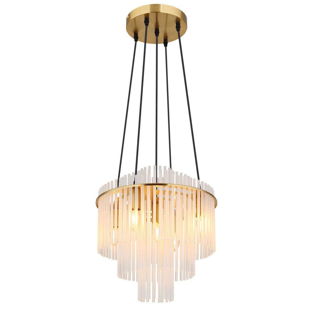 Gorley Suspension Luminaires Globo Lighting Or, 5 lumières main product photo