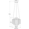 Gorley Suspension Luminaires Globo Lighting Or, 5 lumières