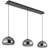 Avila Suspension Luminaires Globo Lighting LED Chrome, Noir, 1 lumière, Télécommandes