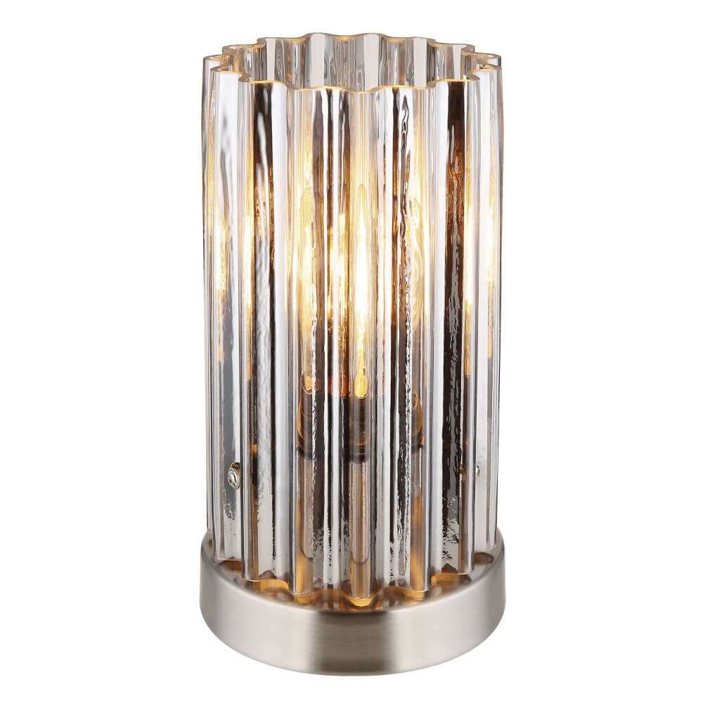 Cayden Lampe à poser Luminaires Globo Lighting Nickel mat, 1 lumière main product photo
