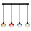 Sander Suspension Luminaires Globo Lighting Noir, 4 lumières