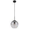 Barry Suspension Luminaires Globo Lighting Noir, 1 lumière