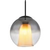 Barry Suspension Luminaires Globo Lighting Noir, 1 lumière