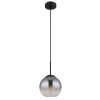 Barry Suspension Luminaires Globo Lighting Noir, 1 lumière