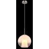 Barry Suspension Luminaires Globo Lighting Chrome, Nickel mat, 1 lumière