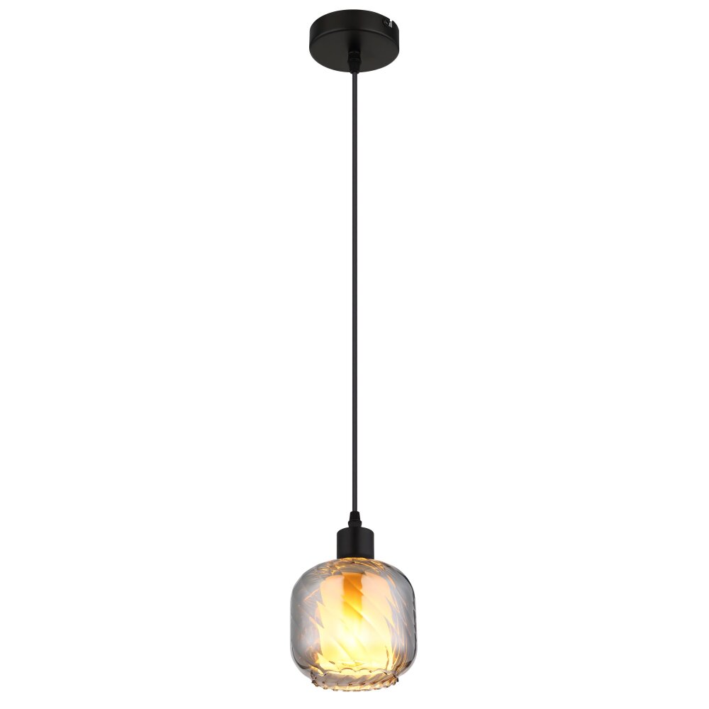 Xia Suspension Luminaires Globo Lighting Noir, 1 lumière main product photo