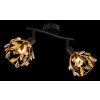 Mika Plafonnier Luminaires Globo Lighting Noir, 2 lumières
