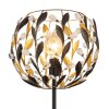 Mika Lampadaire Luminaires Globo Lighting Noir, 1 lumière