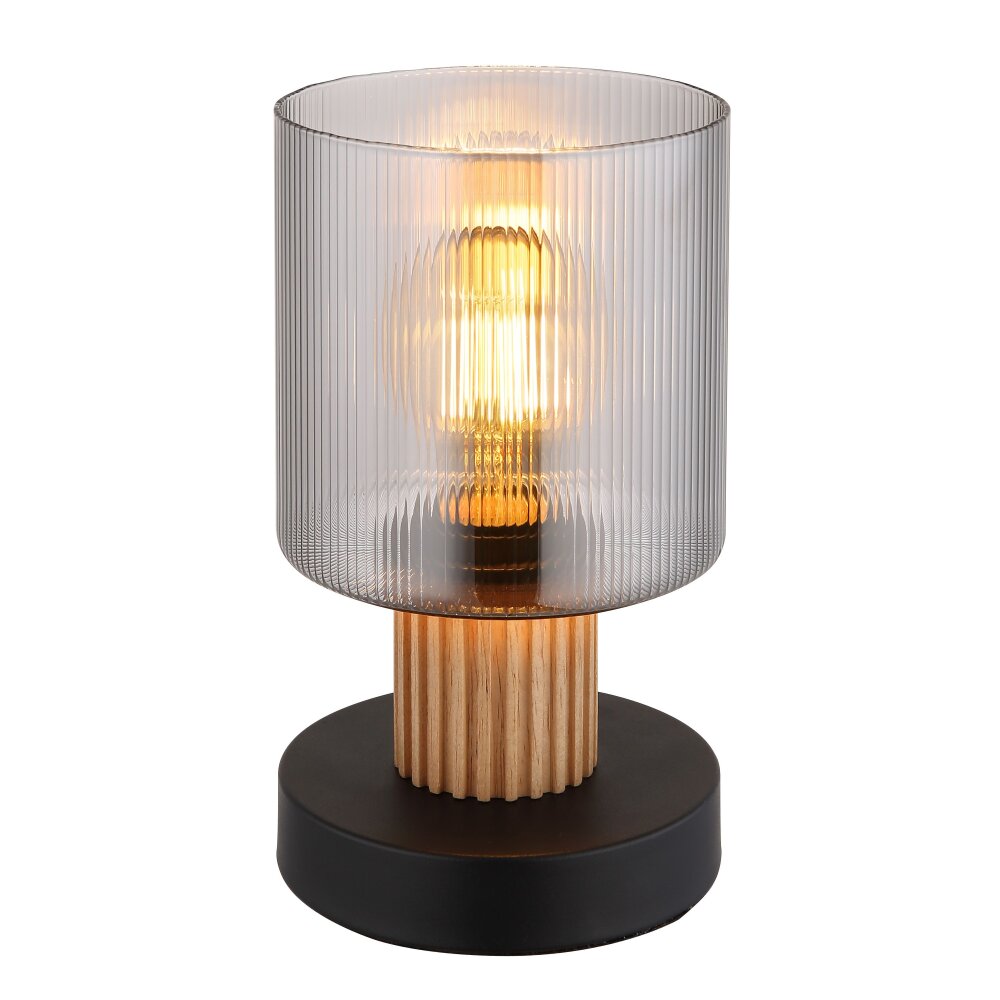 Aleidis Lampe à poser Luminaires Globo Lighting Brun foncé, Noir, 1 lumière main product photo