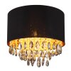 Coletta Plafonnier Luminaires Globo Lighting Or, Noir, 1 lumière