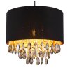 Coletta Suspension Luminaires Globo Lighting Or, Noir, 1 lumière