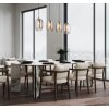Jefrey Suspension Luminaires Globo Lighting Noir, 4 lumières