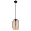 Jefrey Suspension Luminaires Globo Lighting Noir, 1 lumière
