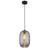 Jefrey Suspension Luminaires Globo Lighting Noir, 1 lumière
