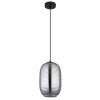 Jefrey Suspension Luminaires Globo Lighting Noir, 1 lumière