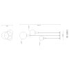 Dalton Suspension Luminaires Globo Lighting Noir, 3 lumières