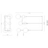 Dalton Suspension Luminaires Globo Lighting Noir, 6 lumières