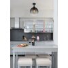 Dalton Plafonnier Luminaires Globo Lighting Noir, 1 lumière