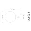 Dalton Plafonnier Luminaires Globo Lighting Noir, 1 lumière