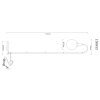 Dalton Lampadaire Luminaires Globo Lighting Noir, 1 lumière