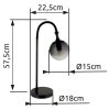 Dalton Lampe à poser Luminaires Globo Lighting Noir, 1 lumière